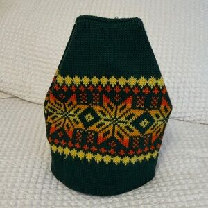 Vintage Smiley Colorful Knit hat